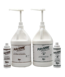 Polysonic® Ultrasound Lotion by Parker Laboratories, multi-purpose lotion with superior coupling efficiency, rich moisturizing formula, acoustically correct for a broad range of frequencies, available in standard and Aloe Vera varieties.
