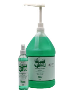 SignaSpray® Electrode Solution and Skin Prep by Parker Laboratories, highly conductive and non-gritty spray electrolyte for muscle stimulation and ECG procedures, bacteriostatic, hypoallergenic, non-staining, and easy to apply.