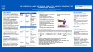 Feature image for Implementing a New Method of High-Level Disinfection Foam for Ultrasound Probes AORN Poster (2025)